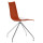 Стілець-крісло Scab Design Zebra Bicolour Revolving Біло-червоний
