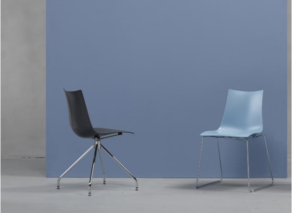 Стілець-крісло Scab Design Zebra Technopolymer Revolving Помаранчевий Стілець-крісло Scab Design Zebra Technopolymer Revolving Помаранчевий-1