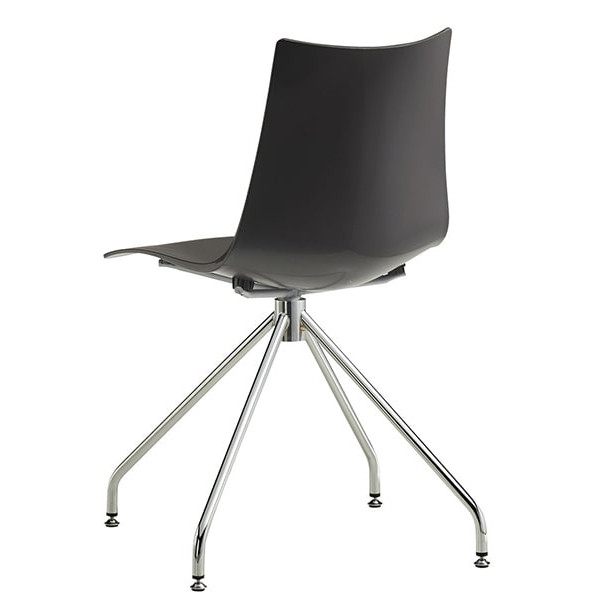 Стул-кресло Scab Design Zebra Technopolymer Revolving Чёрный-1