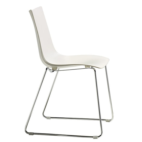 Стілець Scab Design Zebra Technopolymer Sledge Білий Стілець Scab Design Zebra Technopolymer Sledge Білий-1