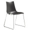 Стілець Scab Design Zebra Technopolymer Sledge Чорний-0-thumb