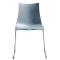 Стілець Scab Design Zebra Technopolymer Sledge Блакитний-0-thumb