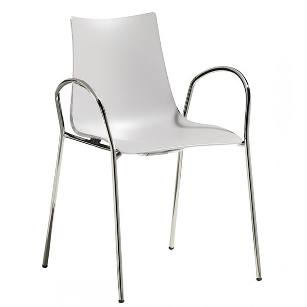 Стілець-крісло Scab Design Zebra Technopolymer Білий-0