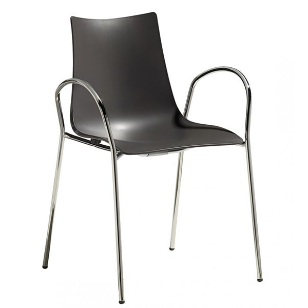 Стілець-крісло Scab Design Zebra Technopolymer Чорний-0