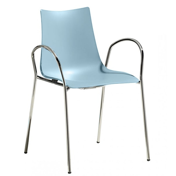 Стул-кресло Scab Design Zebra Technopolymer Голубой-0