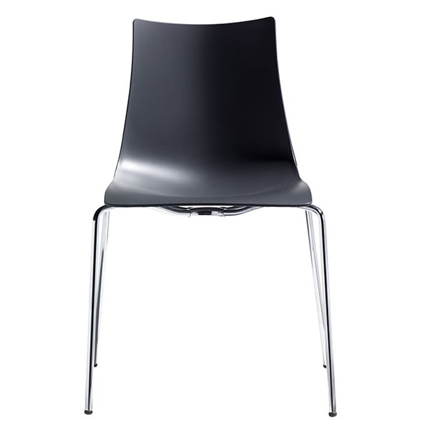 Стул Scab Design Zebra Technopolymer Чёрный-серебро-0