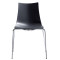 Стул Scab Design Zebra Technopolymer Чёрный-серебро-0-thumb