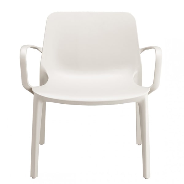 Стілець-крісло Scab Design Ginevra Lounge Білий-1