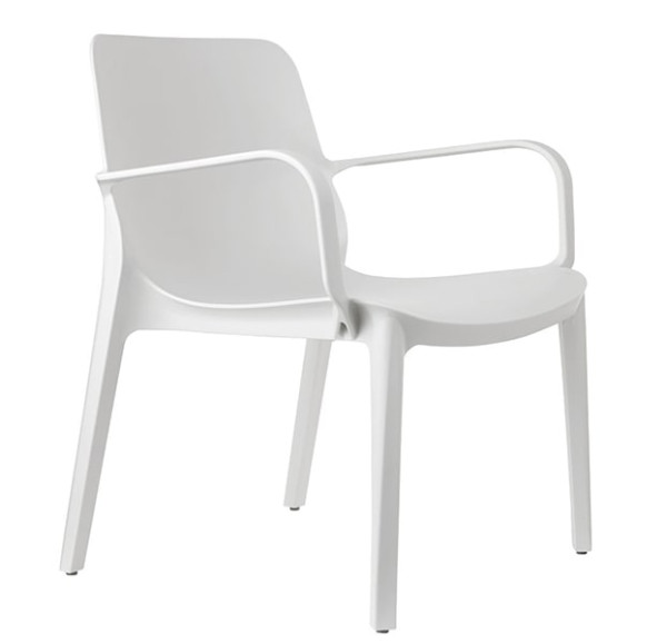 Стілець-крісло Scab Design Ginevra Lounge Білий-0