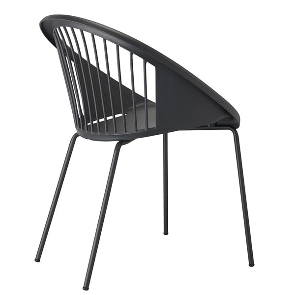 Стілець-крісло Scab Design Giulia Чорний-0
