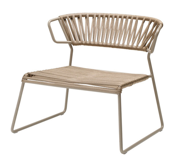 Стілець-крісло Scab Design Lisa Lounge Filo Бежевий-0