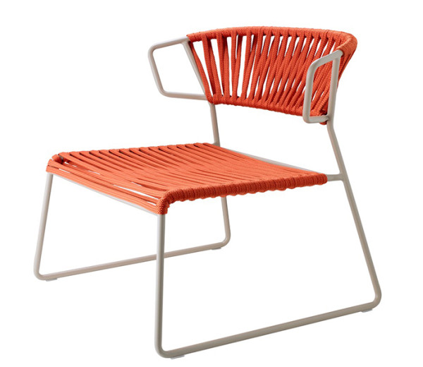 Стул-кресло Scab Design Lisa Lounge Filo Оранжевый-0
