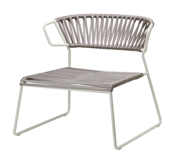 Стул-кресло Scab Design Lisa Lounge Filo Светло-серый-0