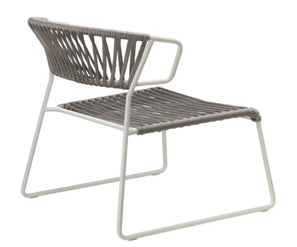 Стул-кресло Scab Design Lisa Lounge Filo Светло-серый-1