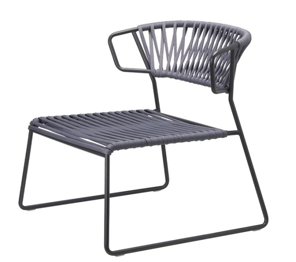 Стілець-крісло Scab Design Lisa Lounge Filo Темно-сірий Стілець-крісло Scab Design Lisa Lounge Filo Темно-сірий-1