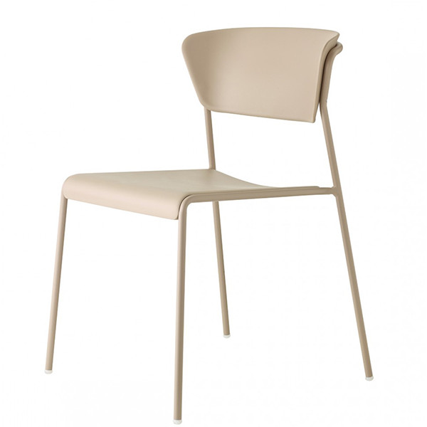 Стул Scab Design Lisa Technopolymer Go Green Бежевый-0