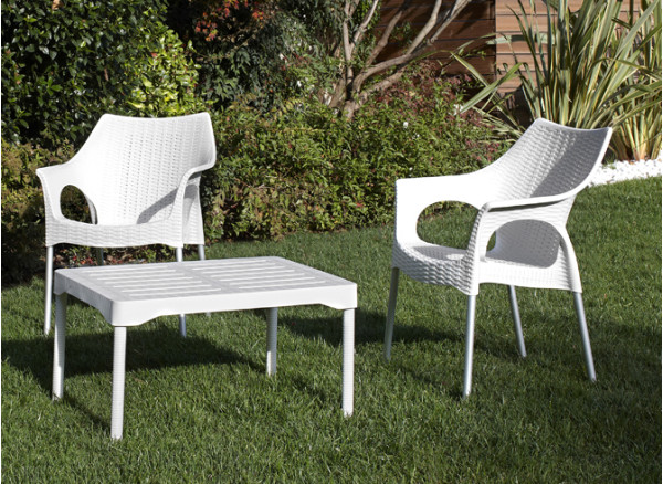 Стул-кресло Scab Design Olimpia Белый-1