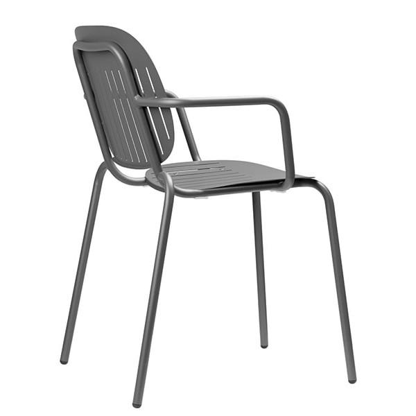 Стілець-крісло Scab Design Si-Si Barcode Чорний-2