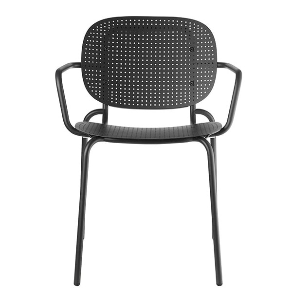 Стілець-крісло Scab Design Si-Si Dots Чорний-1