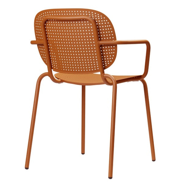 Стілець-крісло Scab Design Si-Si Dots Помаранчевий-1