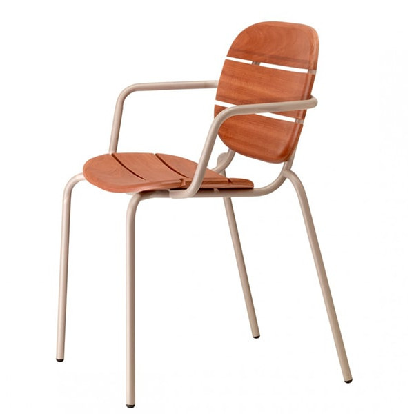 Стілець-крісло Scab Design Si-Si Wood Коричневий Стілець-крісло Scab Design Si-Si Wood Коричневий-1