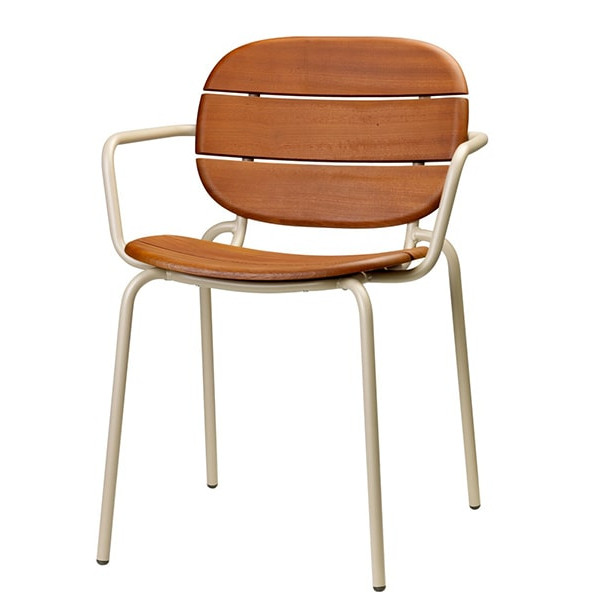 Стілець-крісло Scab Design Si-Si Wood Коричневий Стілець-крісло Scab Design Si-Si Wood Коричневий-0