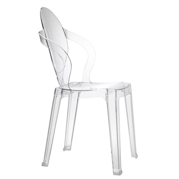 Стілець-крісло Scab Design Spoon Прозорий-1