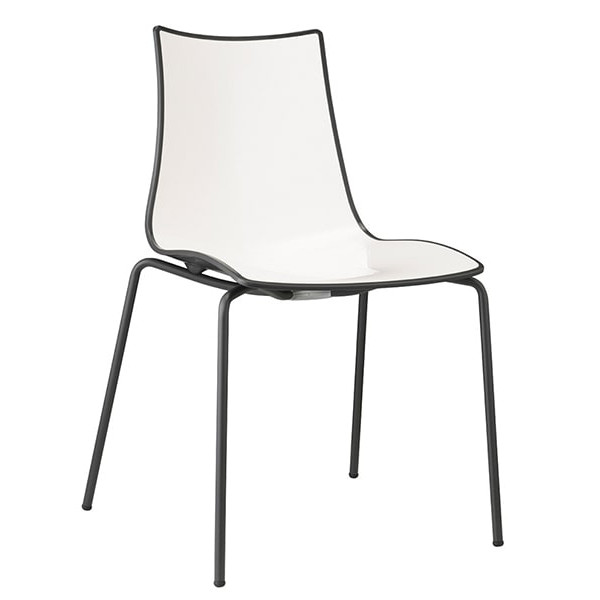 Стілець Scab Design Zebra Bicolour Чорно-білий-0