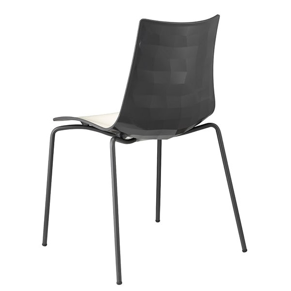 Стілець Scab Design Zebra Bicolour Чорно-білий-1