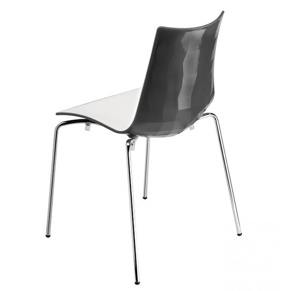 Стілець Scab Design Zebra Bicolour Чорно-білий-3