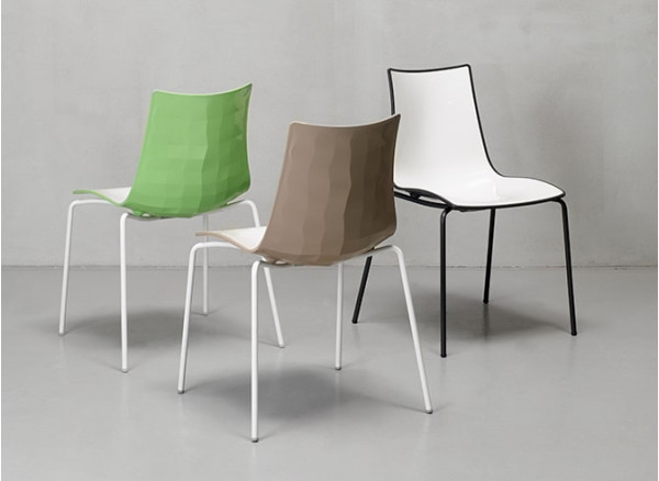 Стілець Scab Design Zebra Bicolour Чорно-білий-6