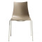 Стілець Scab Design Zebra Technopolymer Бежевий-1-thumb