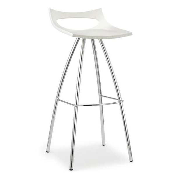 Барный стул Scab Design Diablito Белый-Хром-0