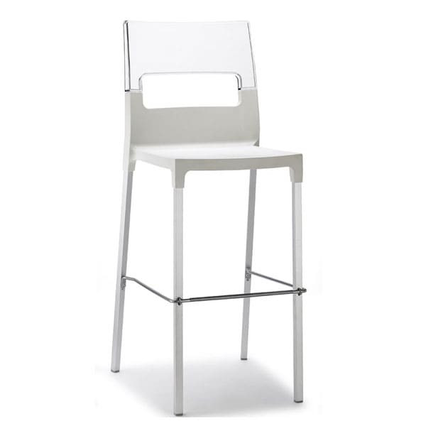 Барный стул Scab Design Diva Прозрачно-Белый-0
