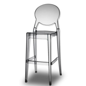 Барний стілець Scab Design Igloo Прозоро-сірий