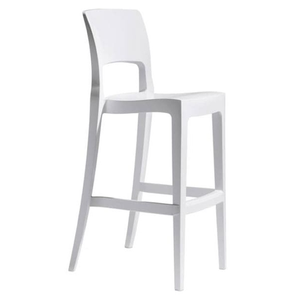 Барный стул Scab Design Isy Technopolymer Белый-0