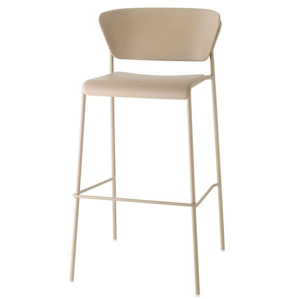 Барный стул Scab Design Lisa Technopolymer Бежевый-1
