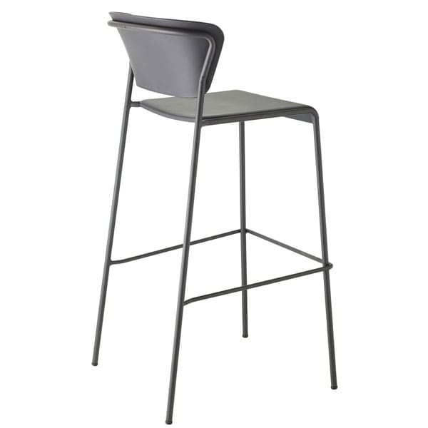 Барний стілець Scab Design Lisa Technopolymer Go Green Антрацит-1