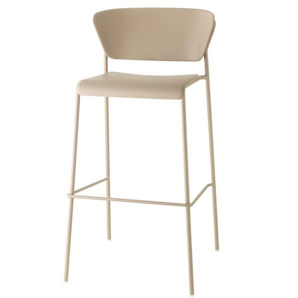 Барный стул Scab Design Lisa Technopolymer Go Green Бежевый-1