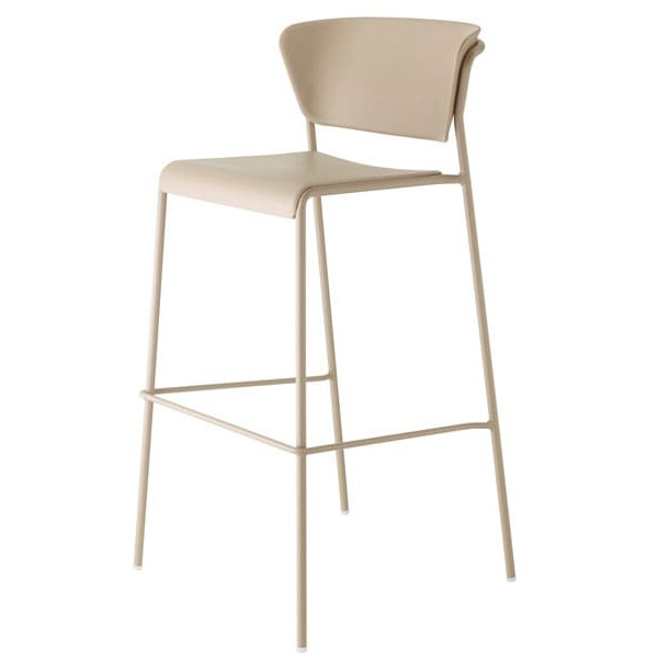 Барный стул Scab Design Lisa Technopolymer Go Green Бежевый-0