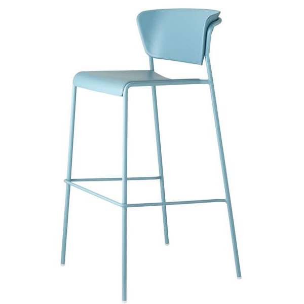Барний стілець Scab Design Lisa Technopolymer Блакитний-0