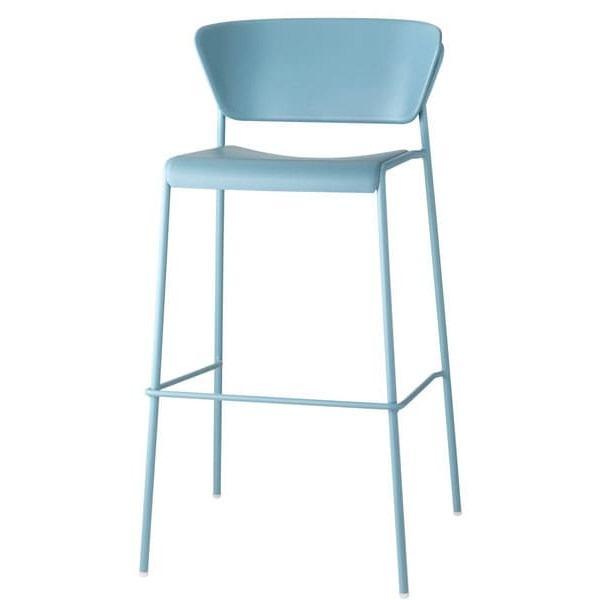 Барний стілець Scab Design Lisa Technopolymer Блакитний-1