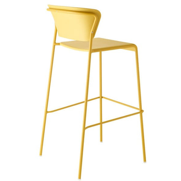 Барний стілець Scab Design Lisa Technopolymer Жовтий-1