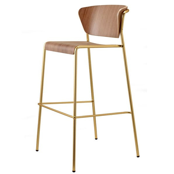 Барный стул Scab Design Lisa Wood Walnut-0