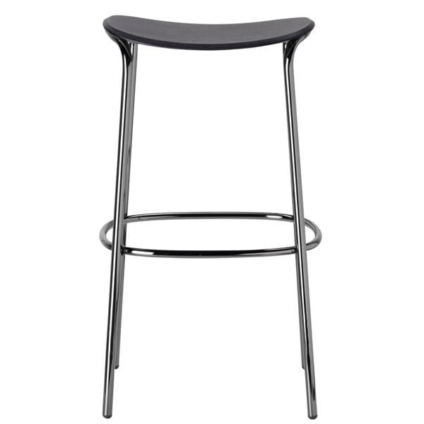 Барний стілець Scab Design Trick Wood Black Stained Oak Срібло-1