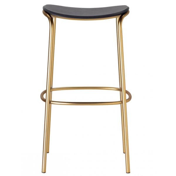 Барний стілець Scab Design Trick Wood Black Stained Oak Золото-1