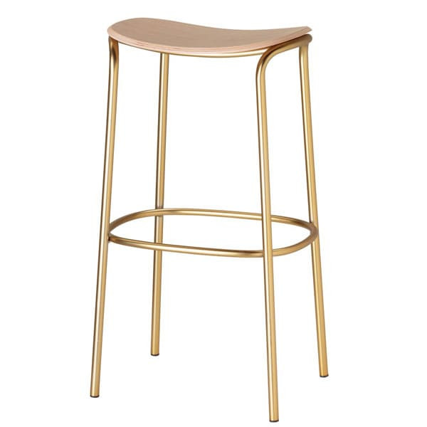 Барный стул Scab Design Trick Wood Natural Oak Золото-0