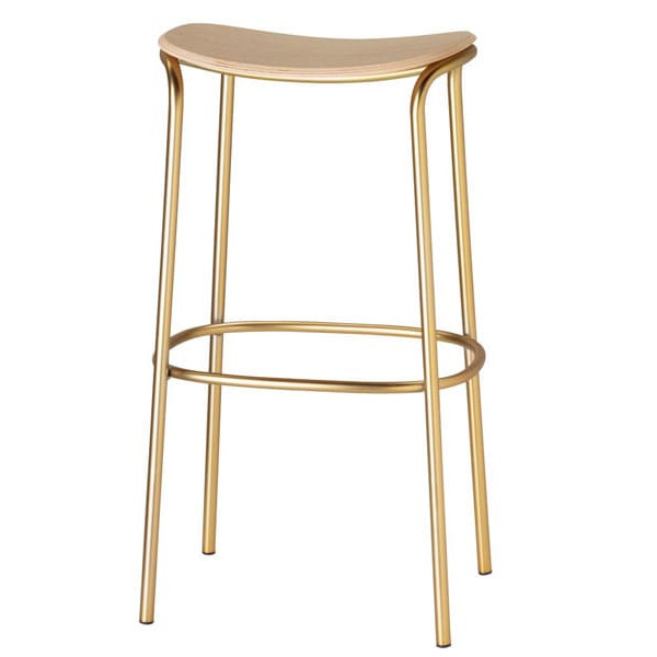 Барный стул Scab Design Trick Wood Natural Oak Золото-1