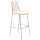Барный стул Scab Design Zebra Bicolore Бело-оранжевый