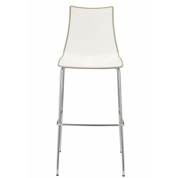 Барный стул Scab Design Zebra Bicolore Бело-серый-0